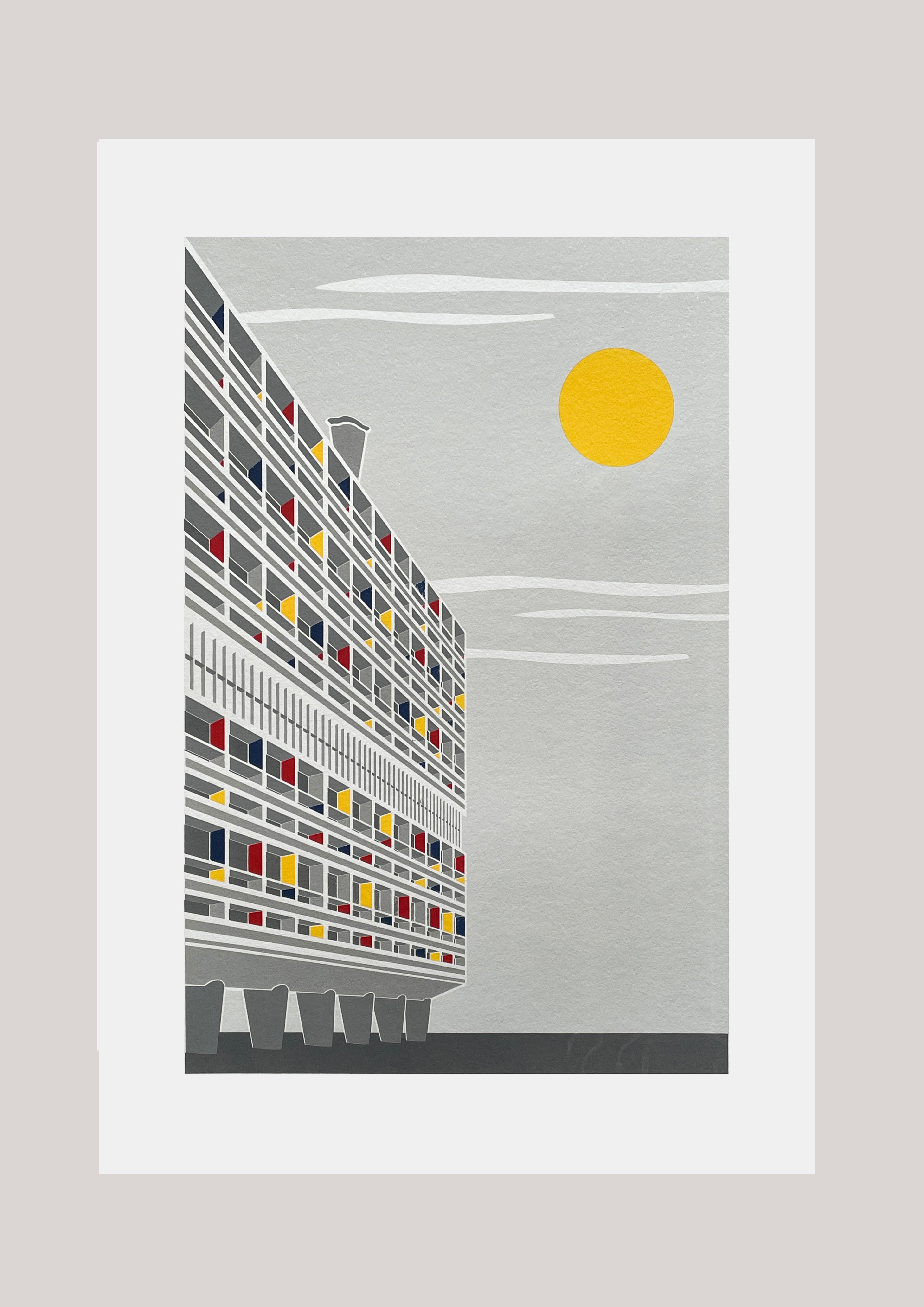 Giclée print - Unité d'Habitation