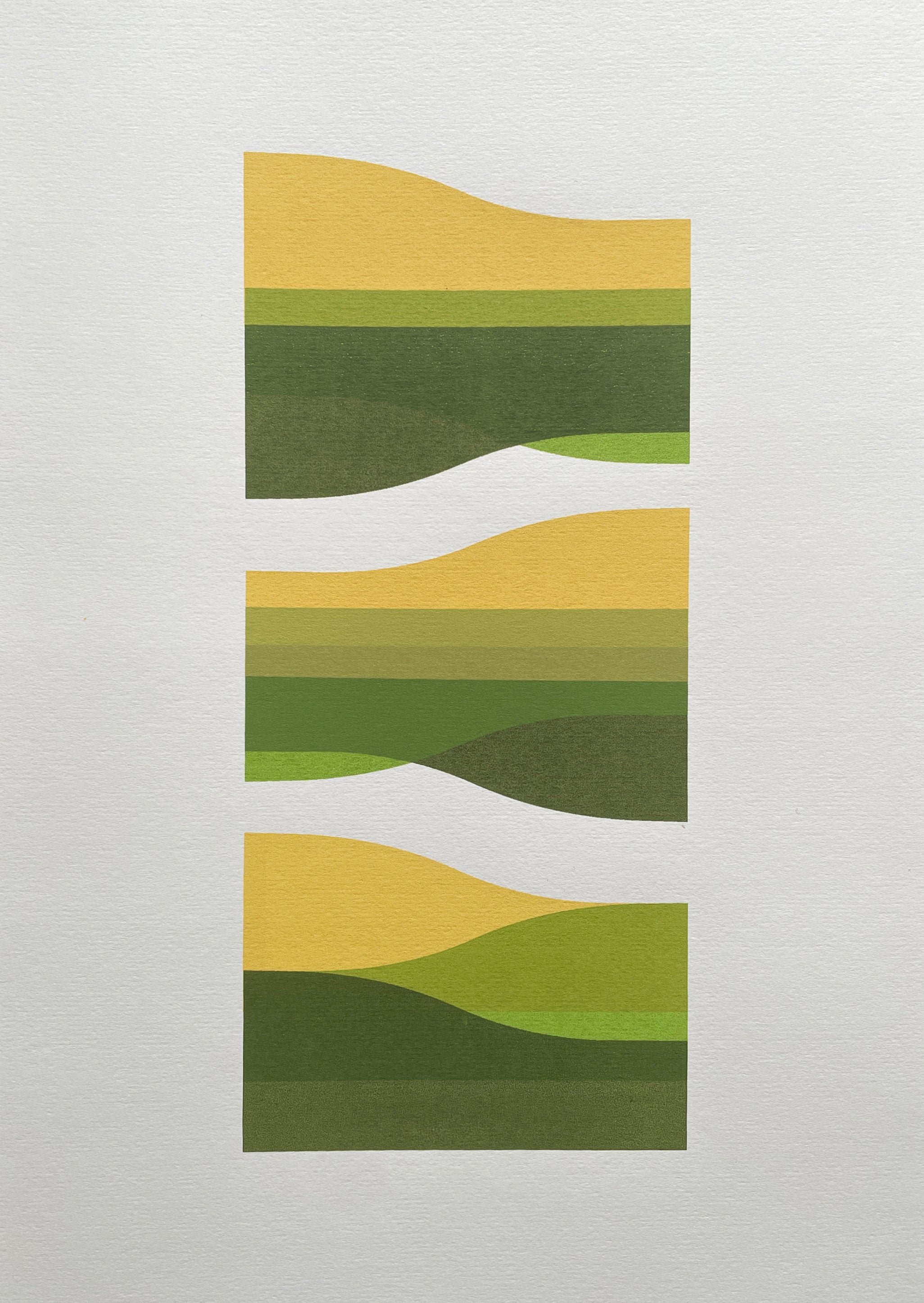 Colour Study III - Up on the hills
