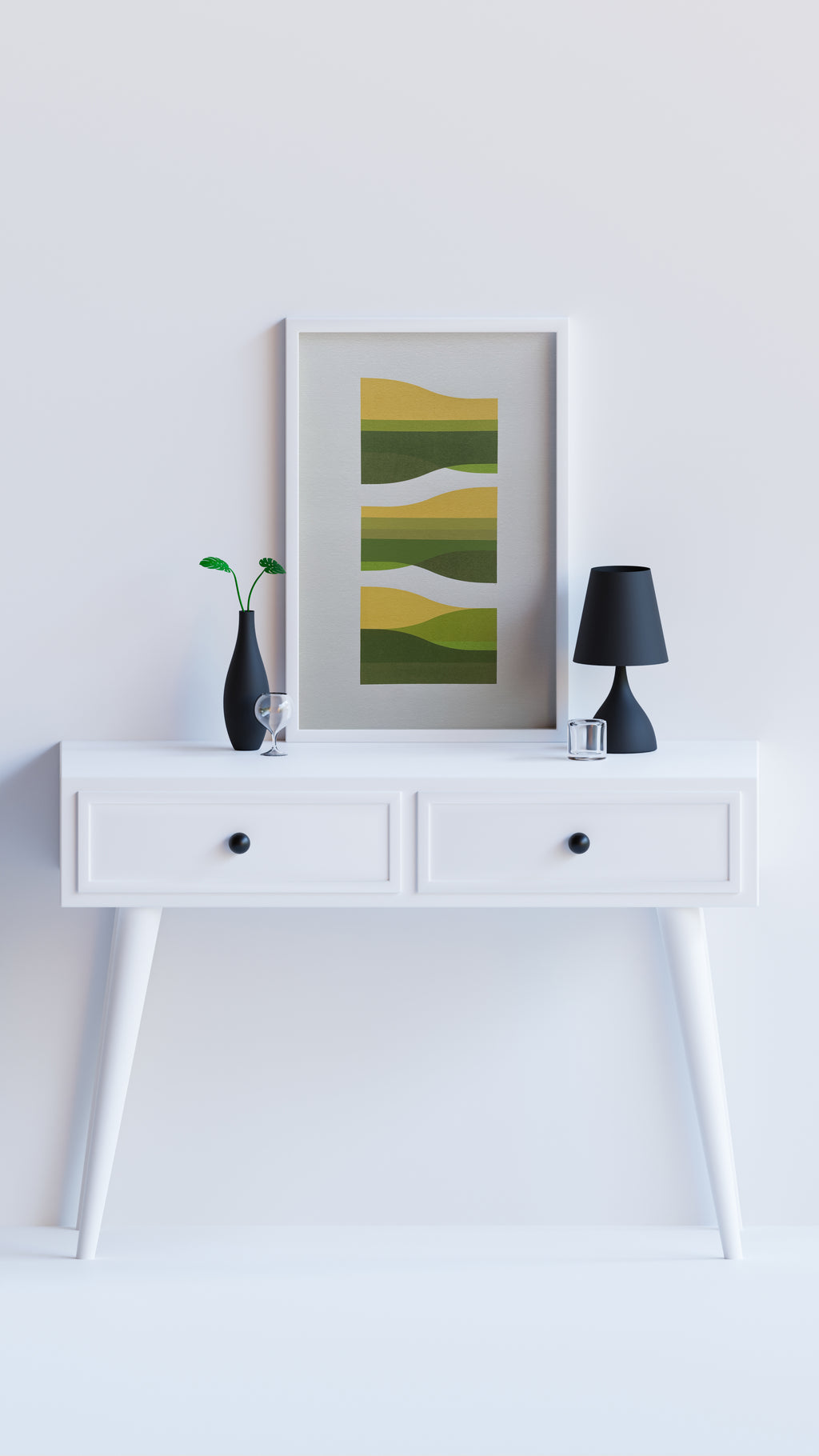 Colour Study III - Up on the hills